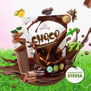 Glowming Choco Chocolate Powder Drink Mix - 200g (10 Sachets x 20g)