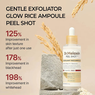 Dr. Melaxin Peel Shot Exfoliating White Rice Ampoule – 80ml