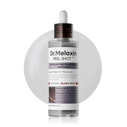 Dr. Melaxin Peel Shot Exfoliating Black Rice Ampoule – 80ml