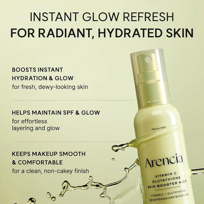 Arencia Vitamin C & Glutathione Skin Booster Mist – 100ml