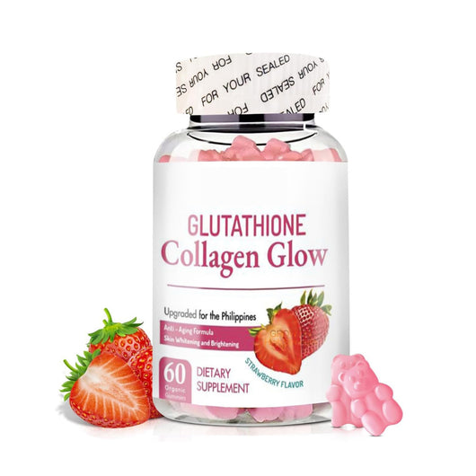 Nature Glow Glutathione Collagen Glow Strawberry Gummies