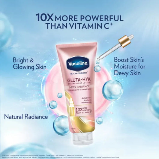 Vaseline Gluta-Hya Serum Burst Lotion Dewy Radiance - 330ml