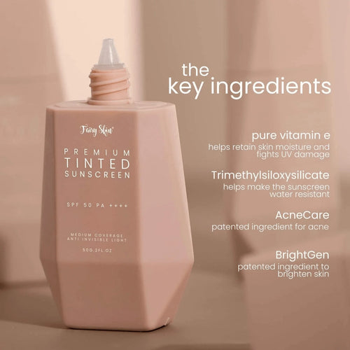 Fairy Skin Premium Tinted Sunscreen SPF50 PA++++ - 50g