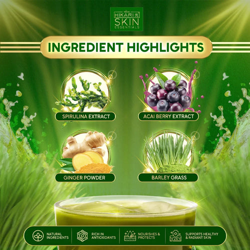 Hikari Skin Essentials Pure Barley Plus – 4g × 10 Sachets