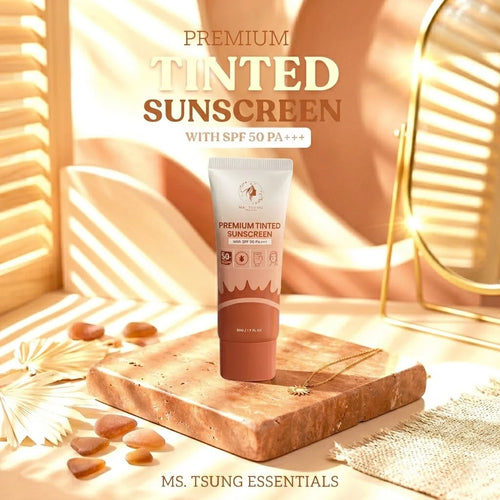 Ms. Tsung Essentials Premium Tinted Sunscreen SPF50 PA+++ (50g)