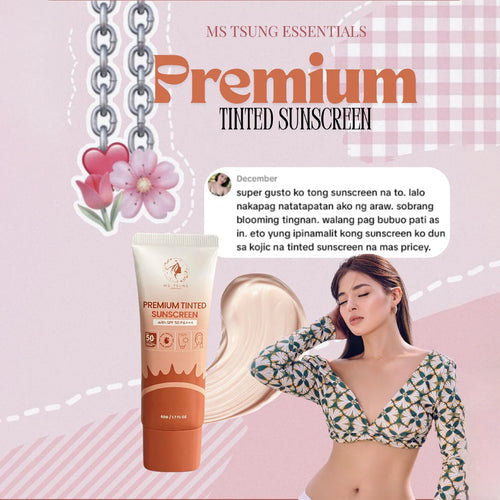 Ms. Tsung Essentials Premium Tinted Sunscreen SPF50 PA+++ (50g)