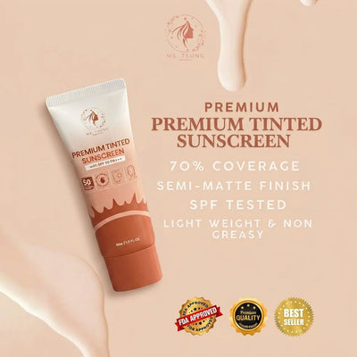 Ms. Tsung Essentials Premium Tinted Sunscreen SPF50 PA+++ (50g)