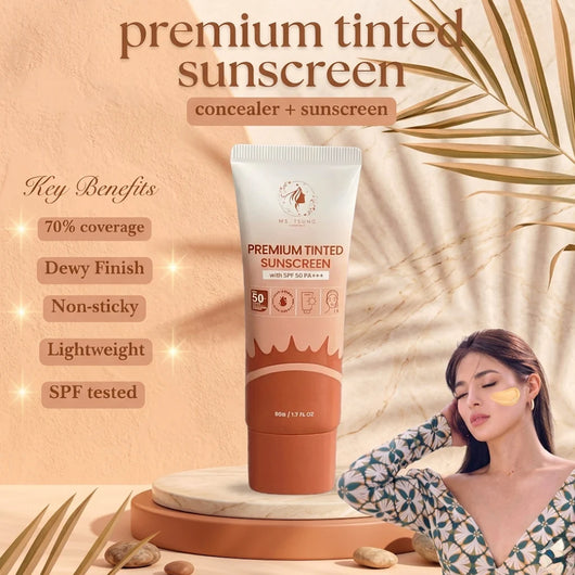 Ms. Tsung Essentials Premium Tinted Sunscreen SPF50 PA+++ (50g)