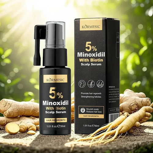 KORMESIC 5% Minoxidil with Biotin Scalp Serum – 30ml