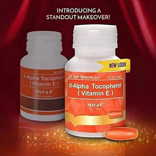 Myra E 400 IU Vitamin E d-Alpha Tocopherol 30caps