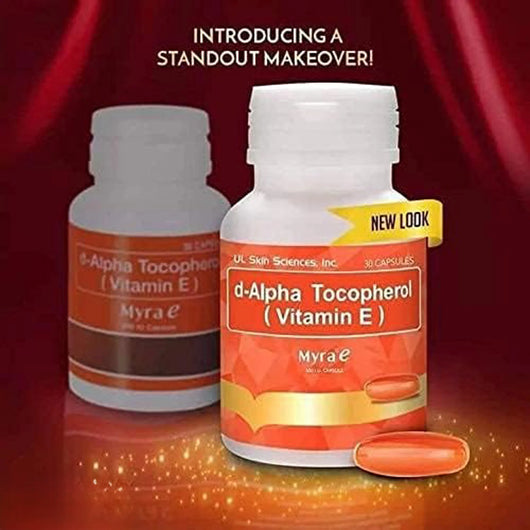 Myra E 400 IU Vitamin E d-Alpha Tocopherol 30caps