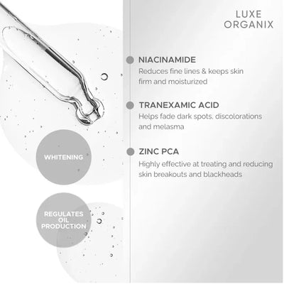 Luxe Organix Whitening Repair Ultra Light Glow Serum – 30ml